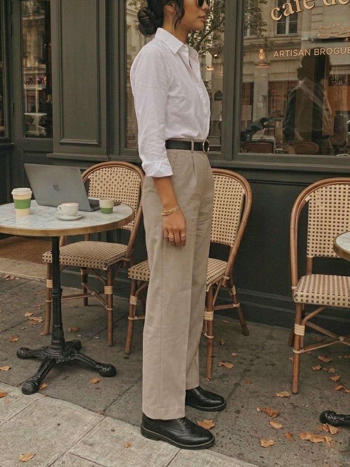 Wide Fit Oxford Brogues