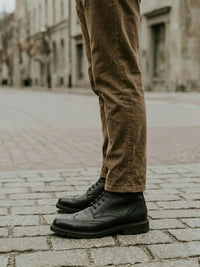 Brogue Boots in Black