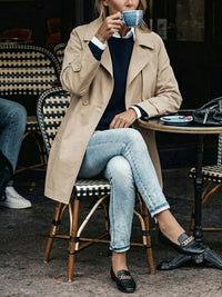 Cotton-Gaberdine Trench Coat