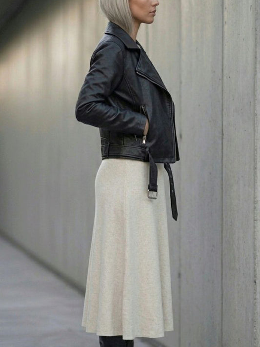 Biker Jacket, on model