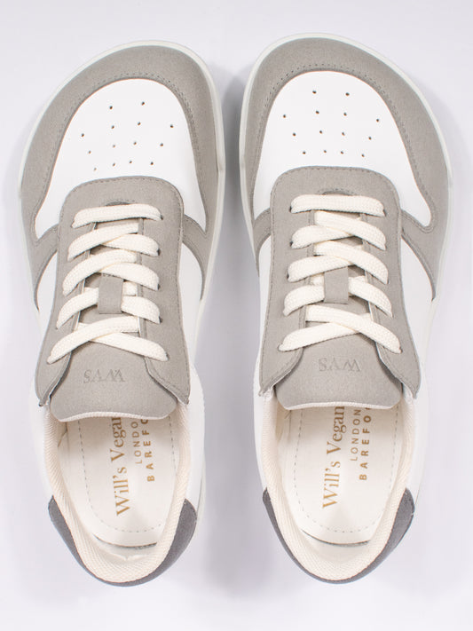 Barefoot Sneakers in White & Grey