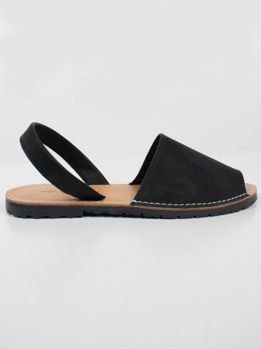 Flat Sandals in Black