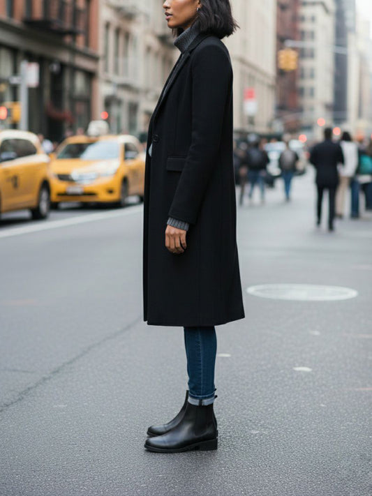 Luxe Smart Chelsea Boots in Black