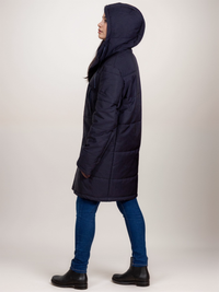 Recycled Quilted Parka, on model