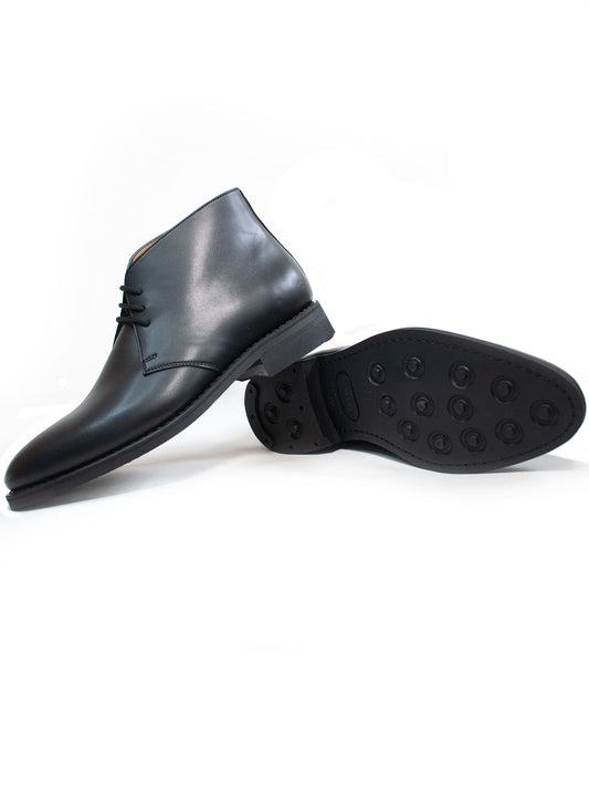 Goodyear Welt Chukka Boots in Black