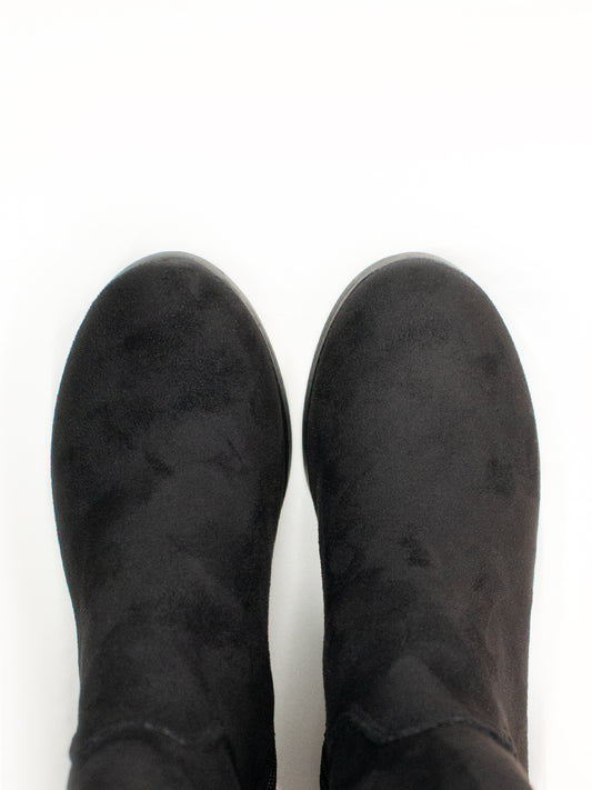 Over the Knee Boots in Black