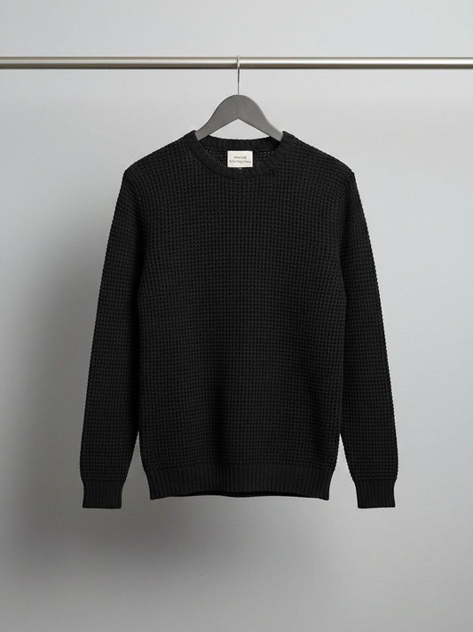 Recycled Chunky Rib in Grey Knit