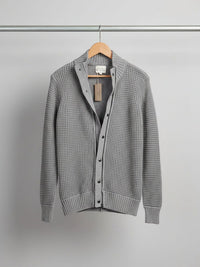 Recycled Waffle Cardigan