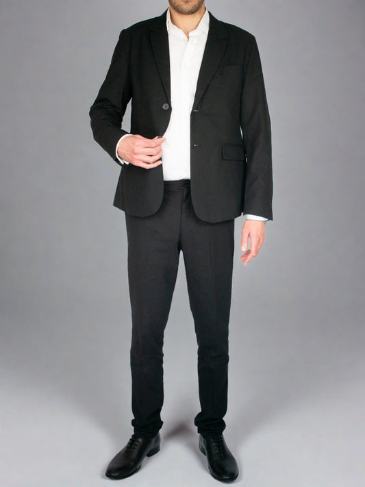 Two Piece Suit Jacket in Black