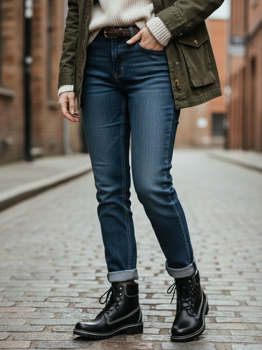 Dock Boots in Tan Vegan Suede