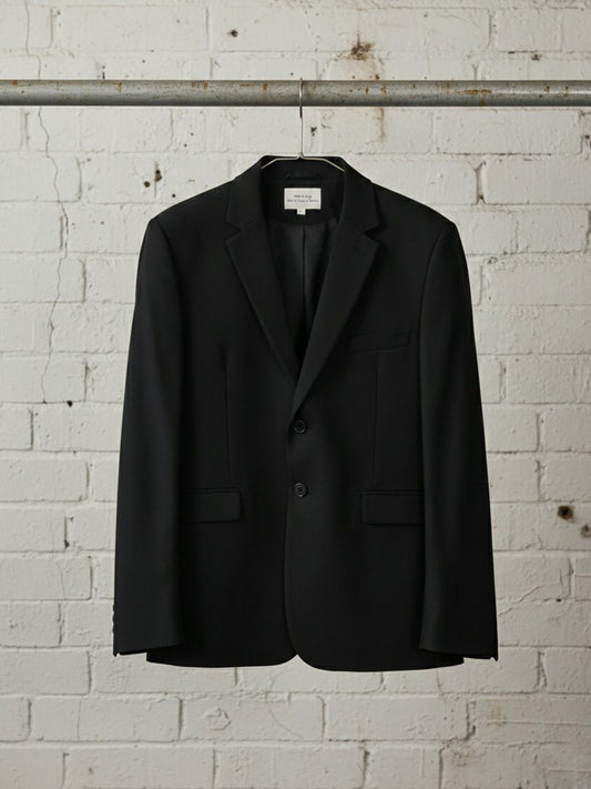 Two Piece Suit Jacket in Black