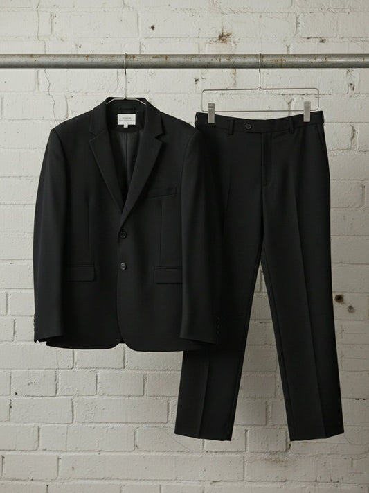 Two Piece Suit Jacket in Black