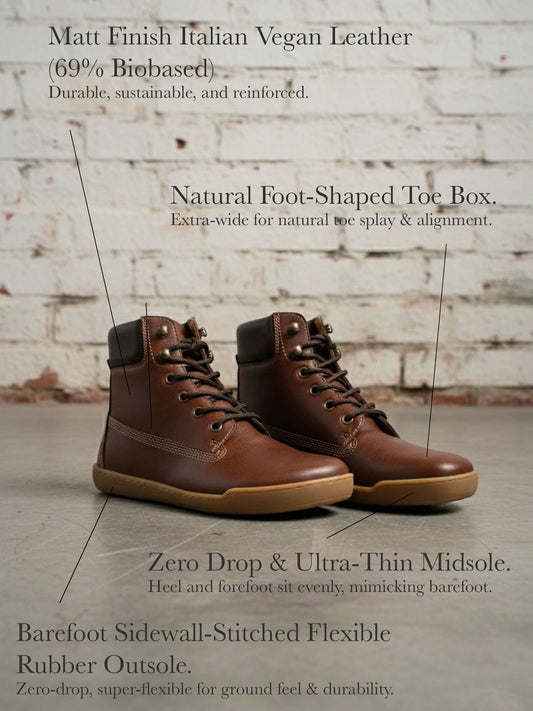 Barefoot Dock Boots in Chestnut