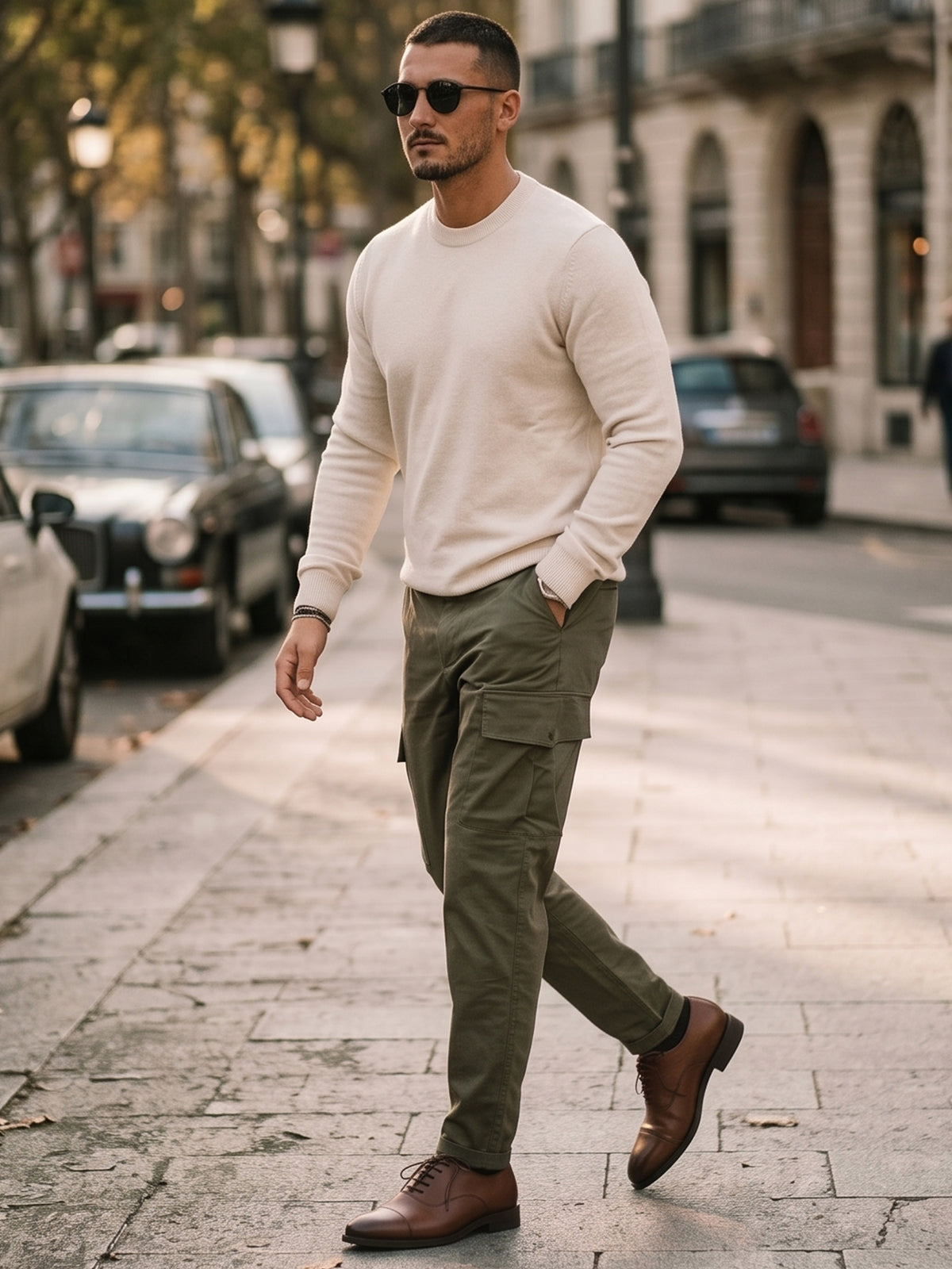 Goodyear Welt Oxfords in Chestnut