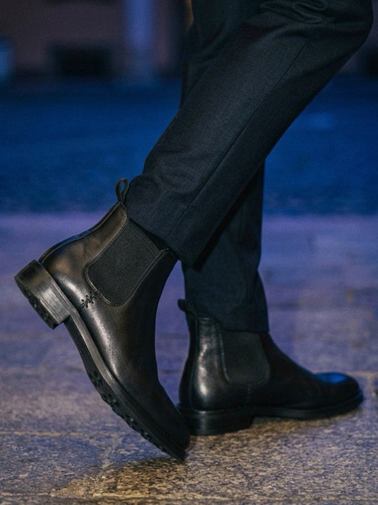 Waterproof Chelsea Boots in Black