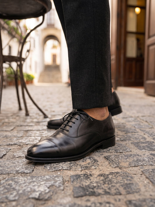 Goodyear Welt Oxfords in Black