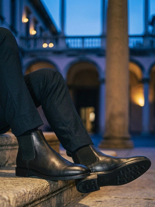 Waterproof Chelsea Boots in Black