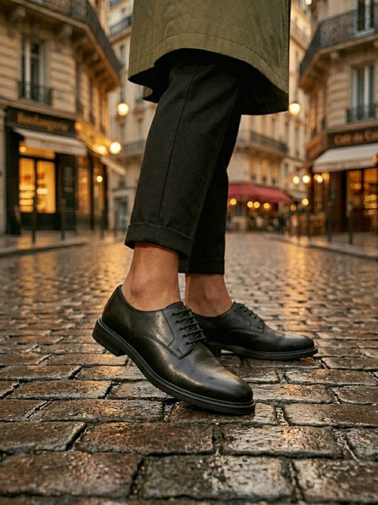 Waterproof Derbys in Black