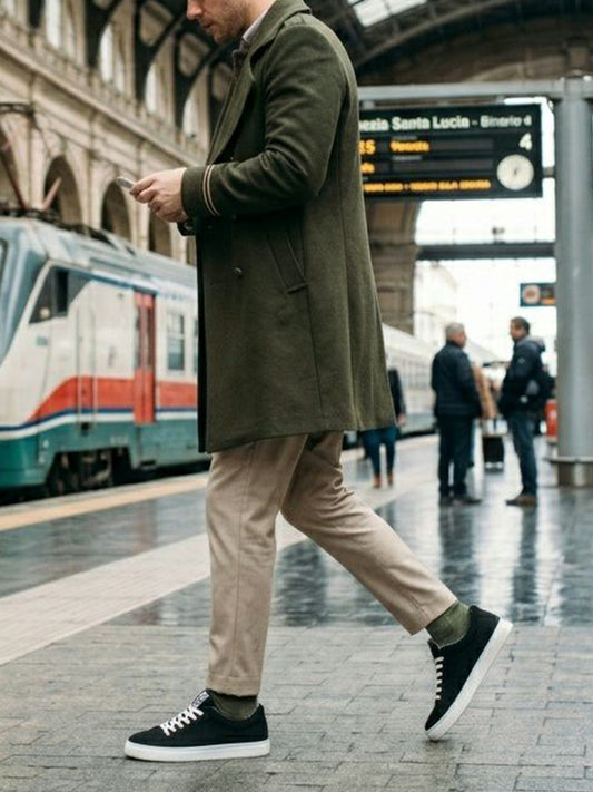 LDN Biodegradable Sneakers in White Knit