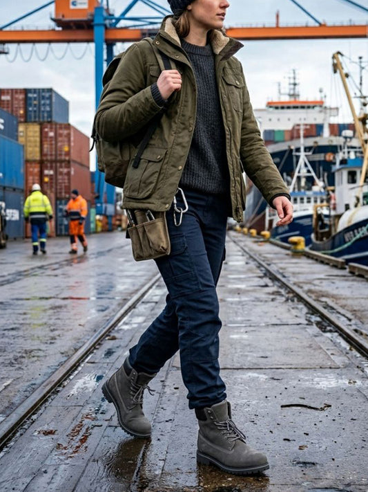 Insulated Dock Boots in Chestnut
