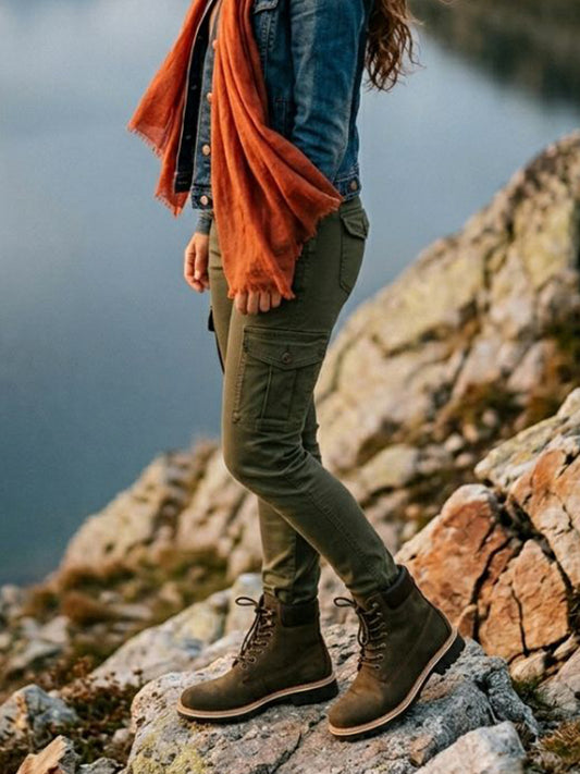 Dock Boots in Tan Vegan Suede