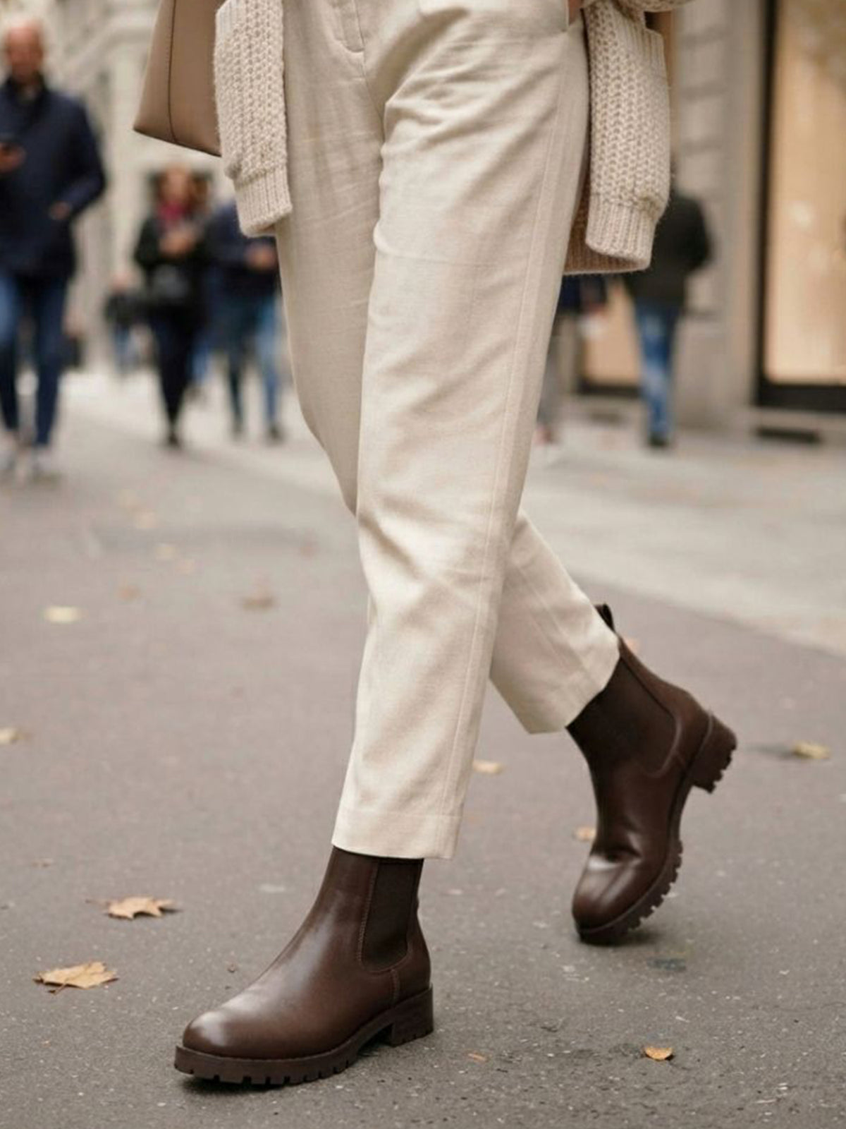 Luxe Deep Tread Chelsea Boots