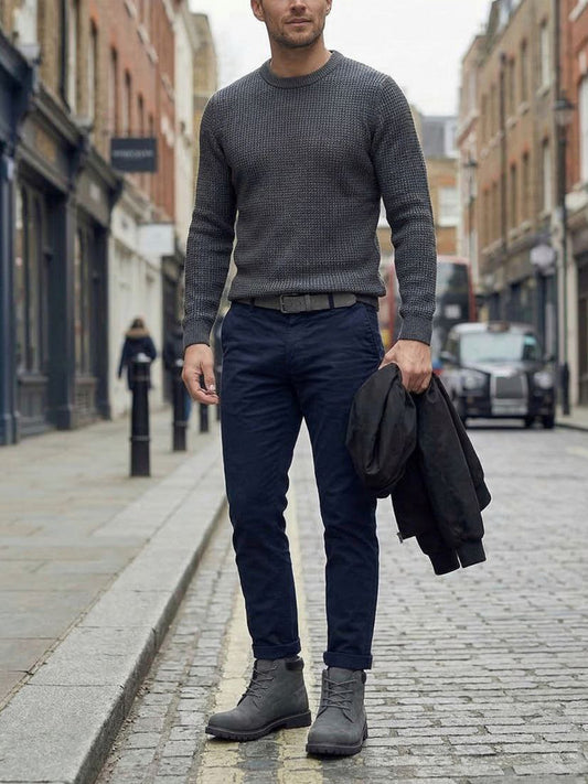 Low Dock Boots in Black Vegan Suede