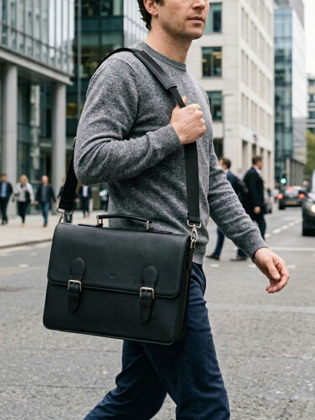 Classic Briefcase in Black