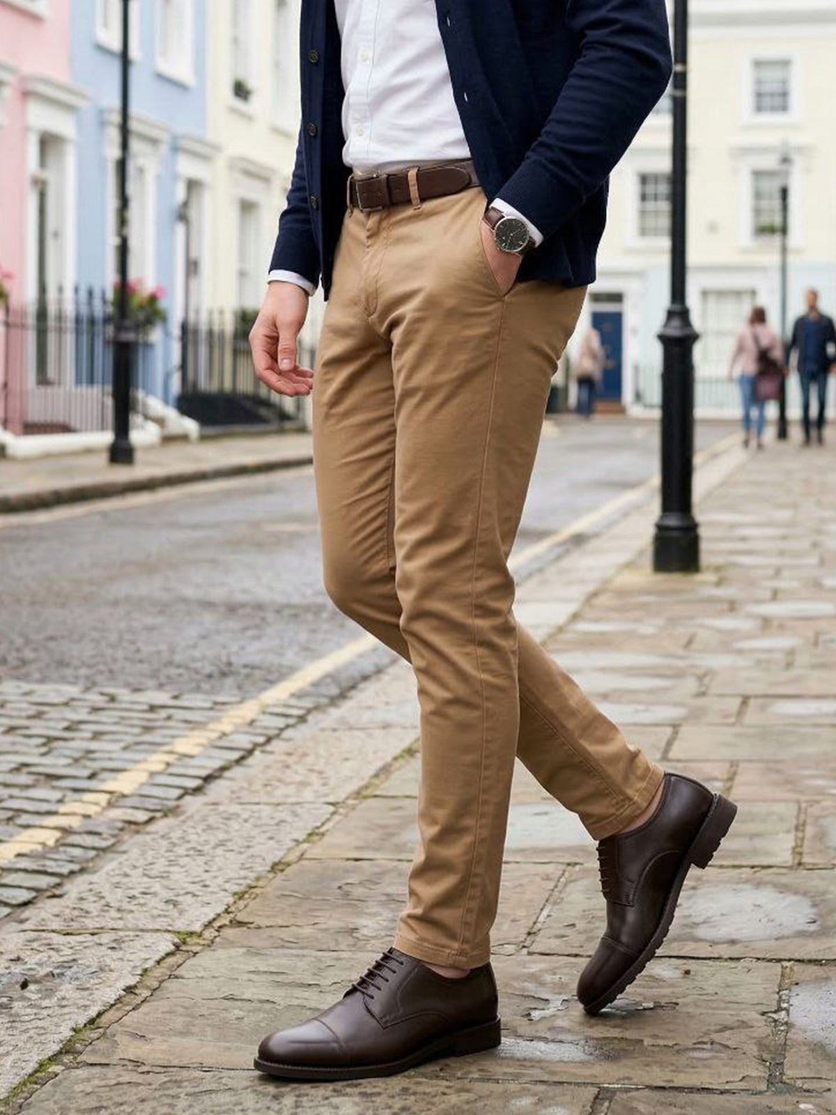 Goodyear Welt Derbys in Dark Brown
