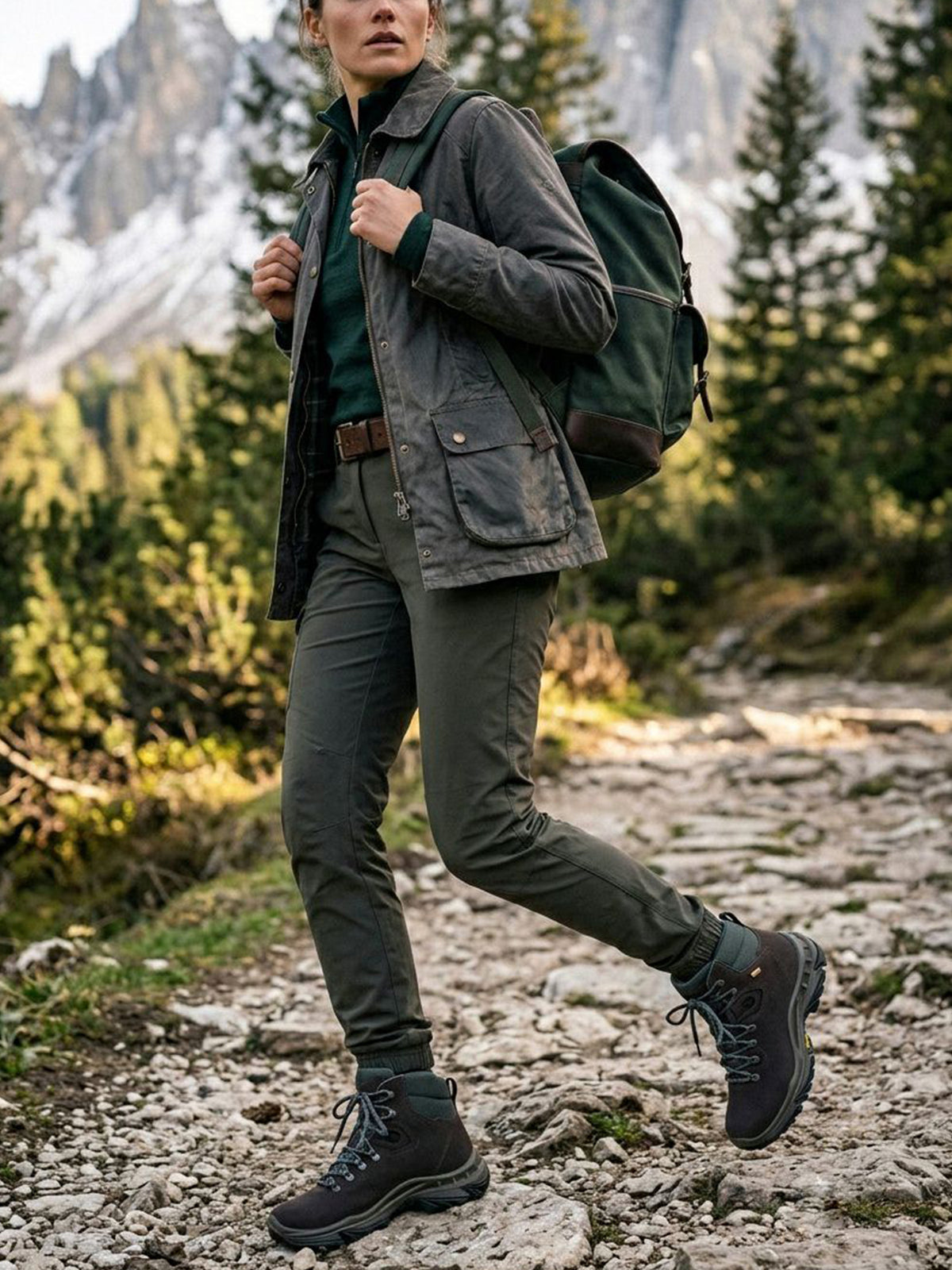 WVSport Waterproof Hiking Boots in Dark Brown