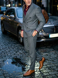 Slim Sole Brogues in Tan