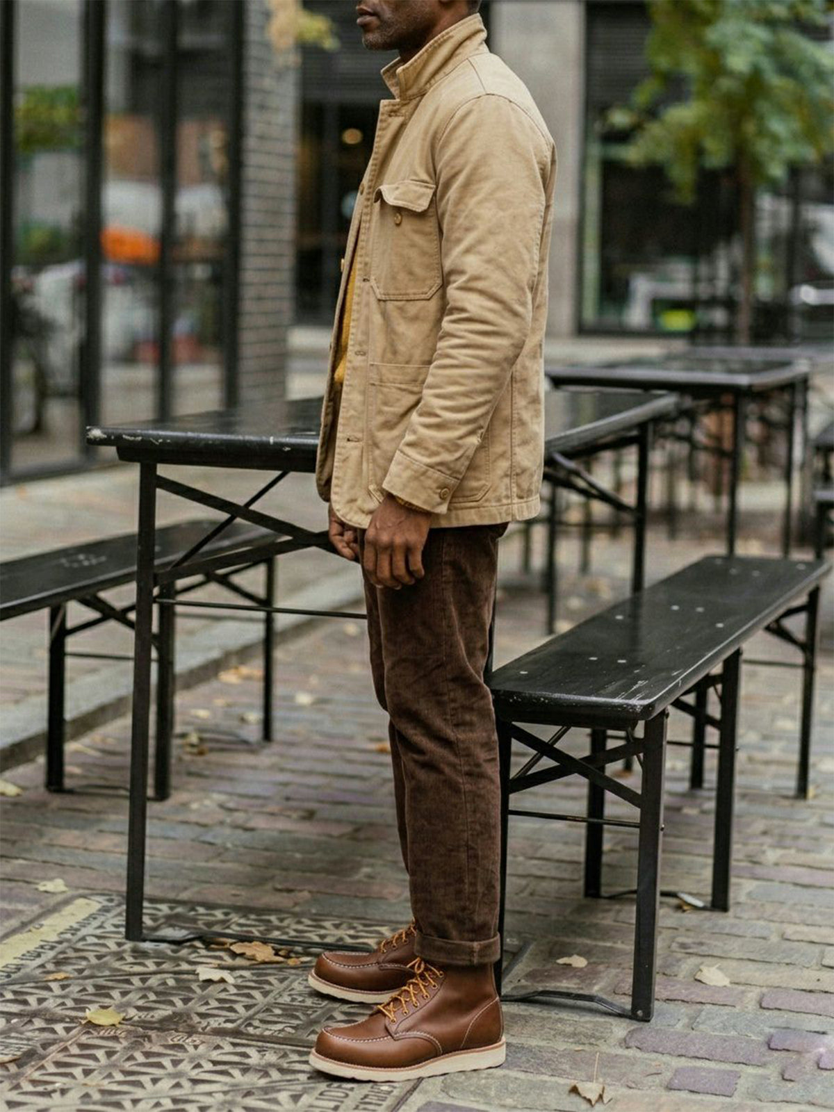 Goodyear Welt Rig Boots in Chestnut