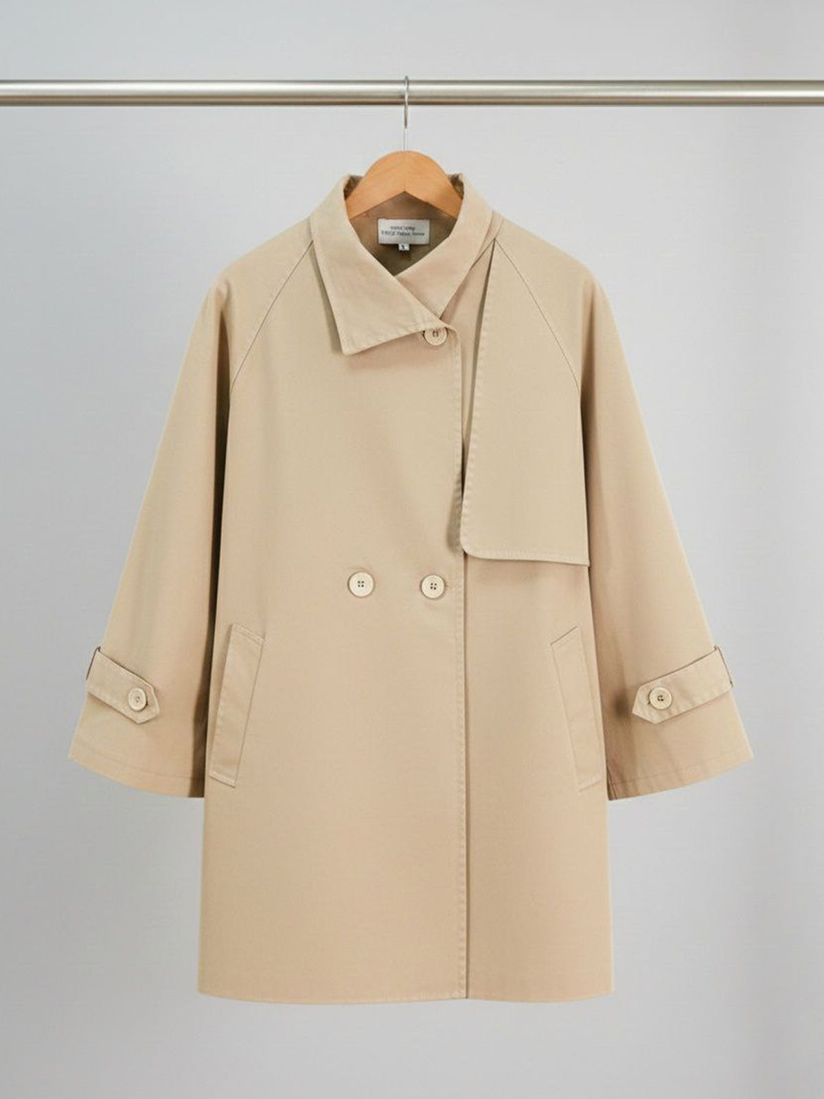 Cotton-Gaberdine Trench Coat