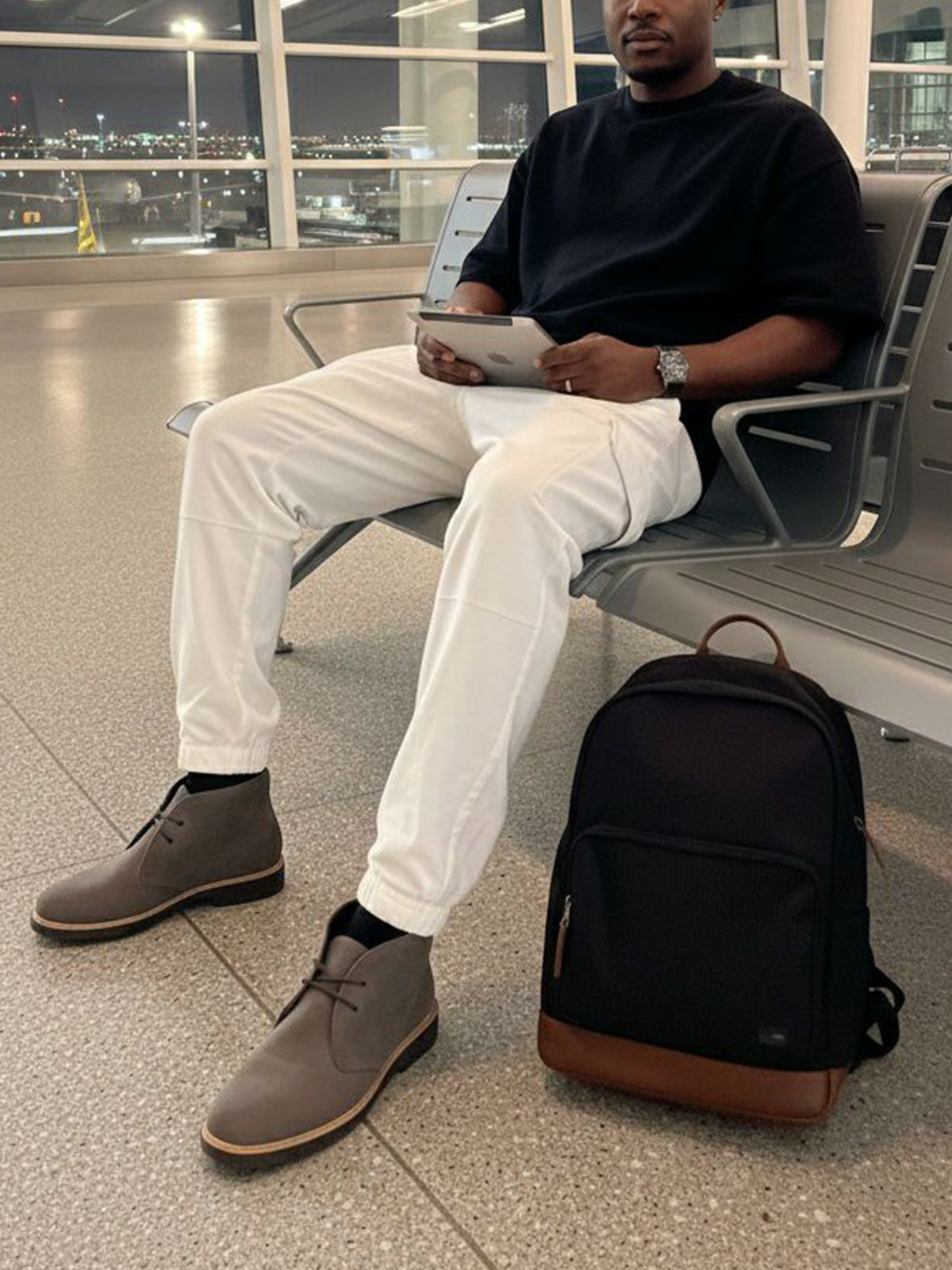 Large Backpack in Black