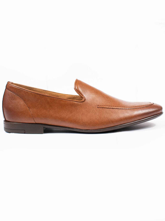 Slip-On Loafers in Tan