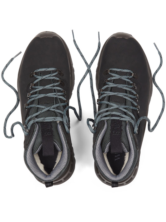 WVSport Insulated Waterproof Hiking Boots in Black
