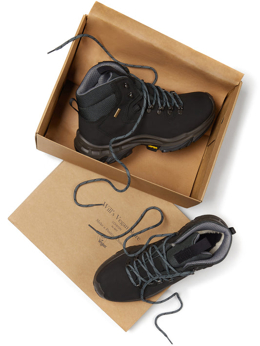 WVSport Insulated Waterproof Hiking Boots in Black
