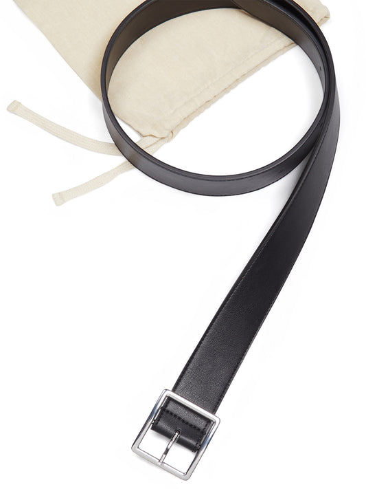 4cm Square Buckle Belt in Black