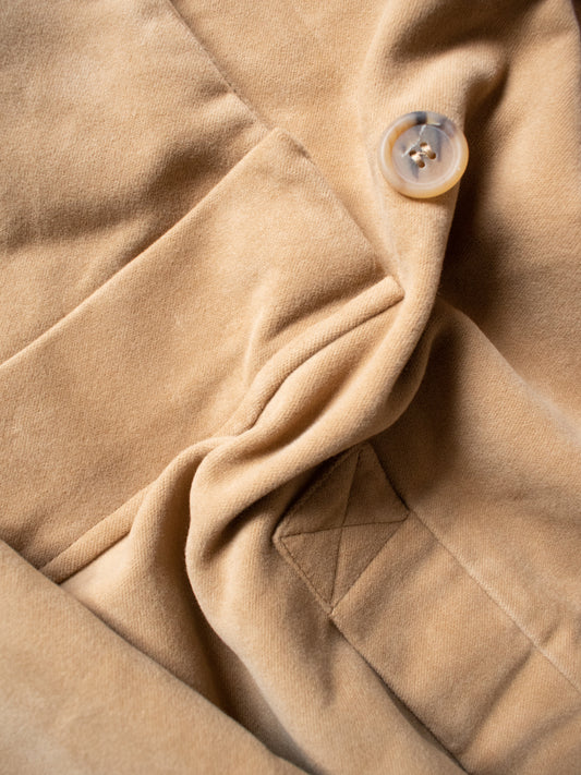 Vegan Wool Oversize Coat in Tan