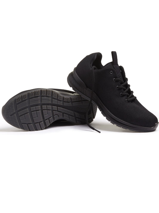 WVSport Recycled Freedom Trainers in Black Mesh Knit