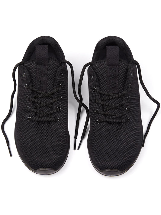WVSport Recycled Freedom Trainers in Black Mesh Knit