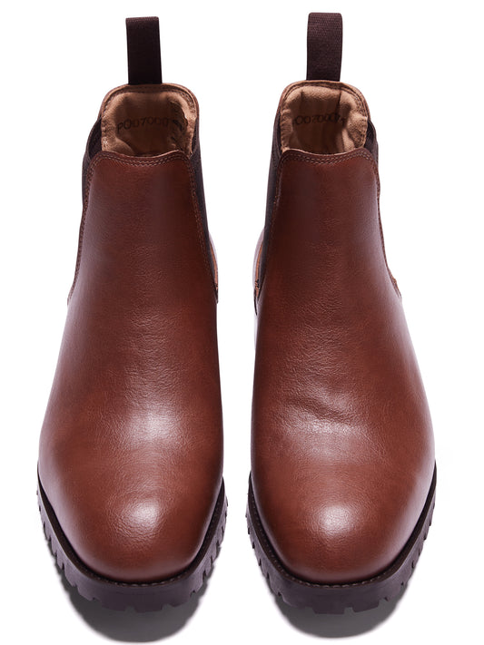 Insulated Waterproof Chelsea Boots in Black