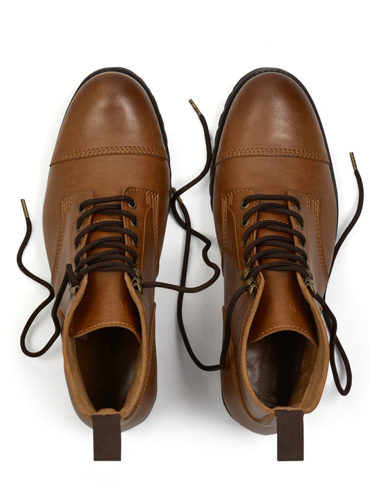 Work Boots in Chestnut