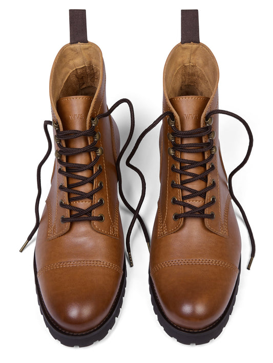 Work Boots in Chestnut