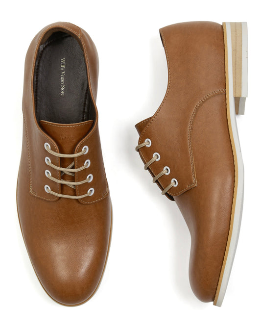 Casual Derbys in Tan