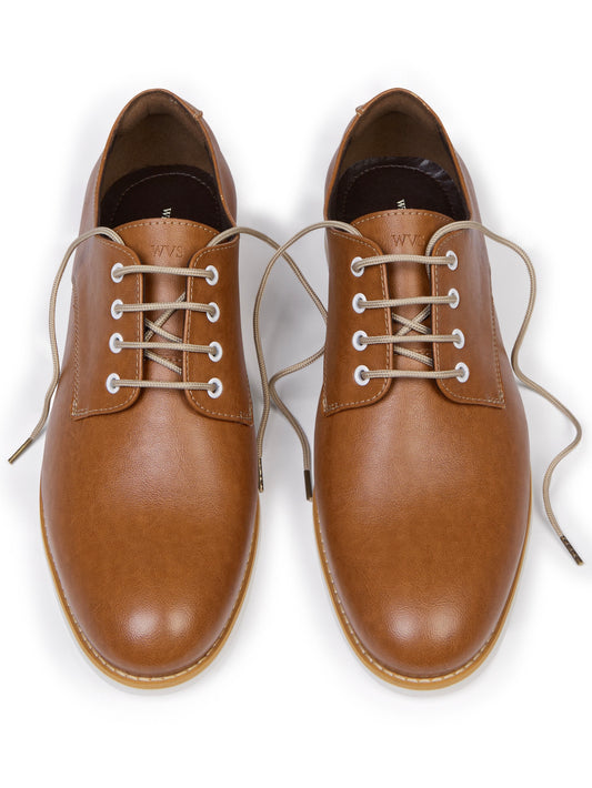 Casual Derbys in Tan