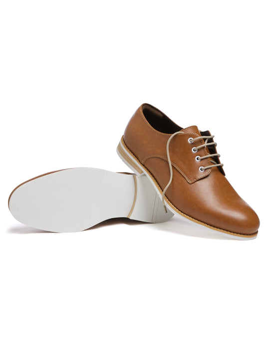 Casual Derbys in Tan