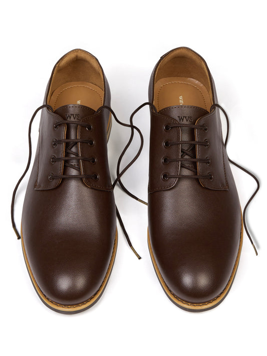 Casual Derbys in Tan