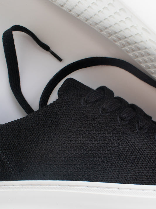 Biodegradable NY Sneakers in White knit