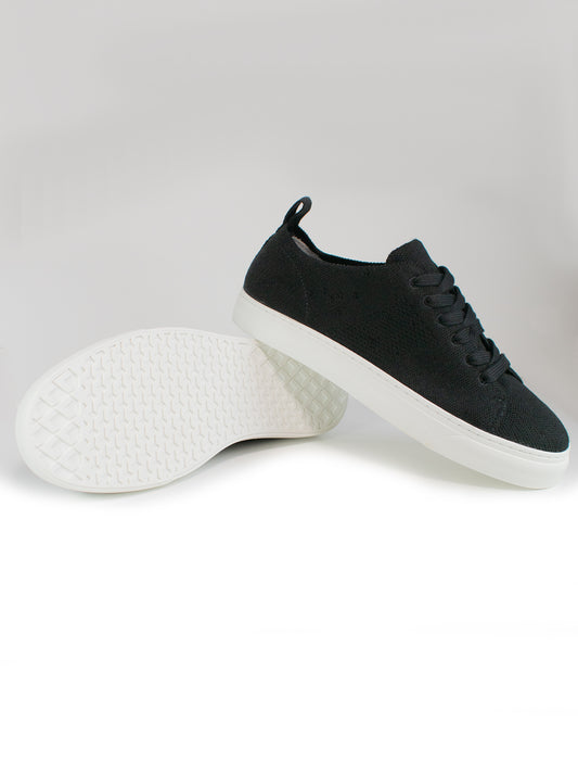 Biodegradable NY Sneakers in White knit